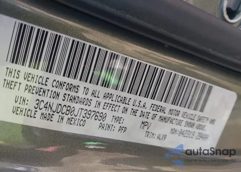 2018 Jeep Compass Limited 4X4 z USA, uszkodzony, nr VIN 3C4NJDCB0JT397690